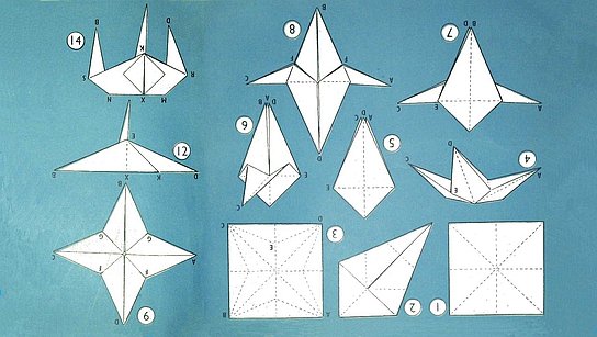 Origami in reverse
